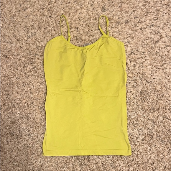 Derek Heart Neon Yellow Camisole Top - Picture 1 of 3